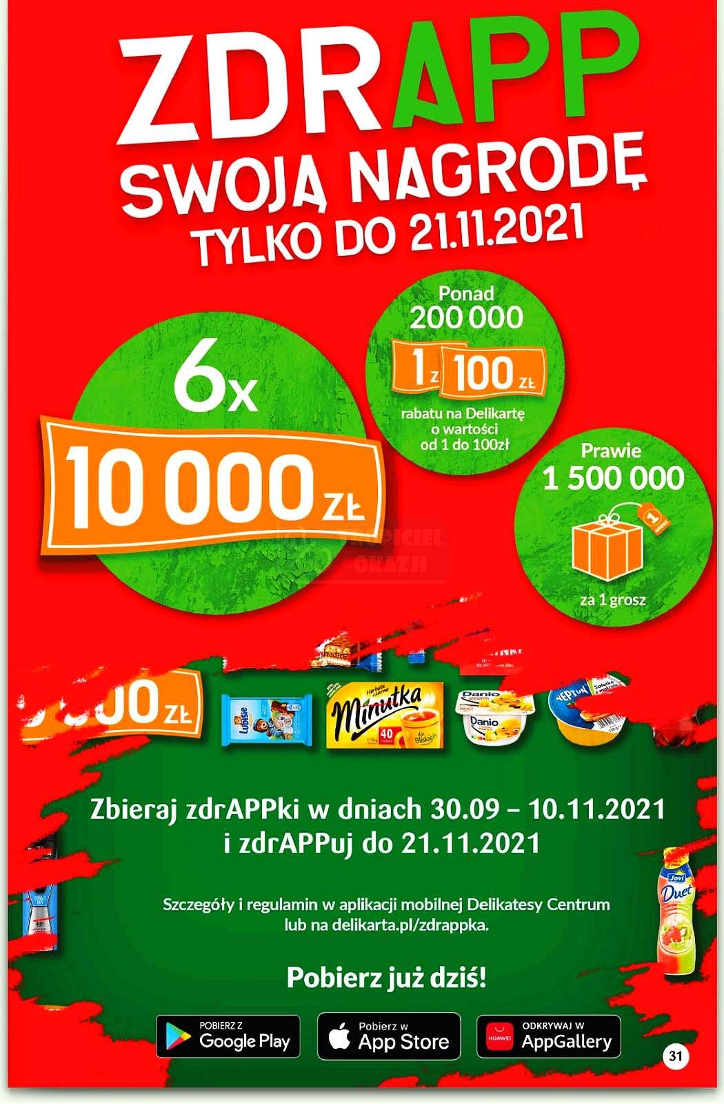 Gazetka promocyjna Delikatesy Centrum str. 31