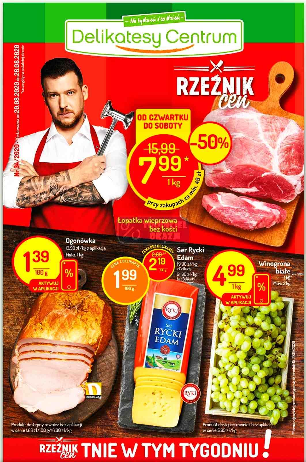 Gazetka promocyjna Delikatesy Centrum str. 1