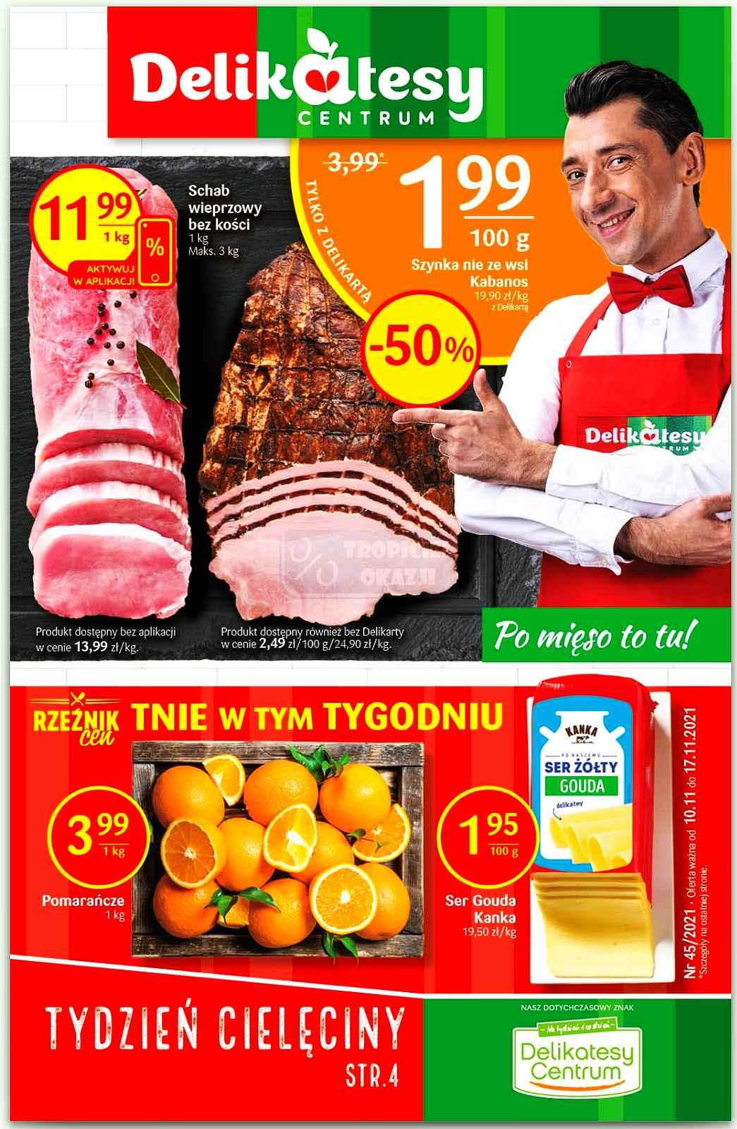 Gazetka promocyjna Delikatesy Centrum str. 1