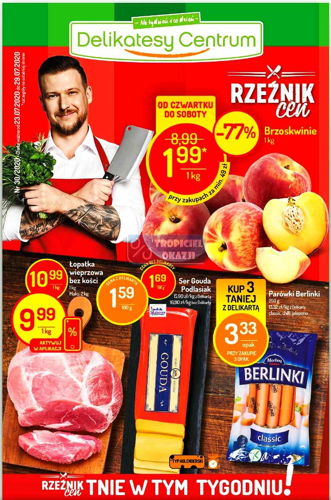 Gazetka promocyjna Delikatesy Centrum str. 1