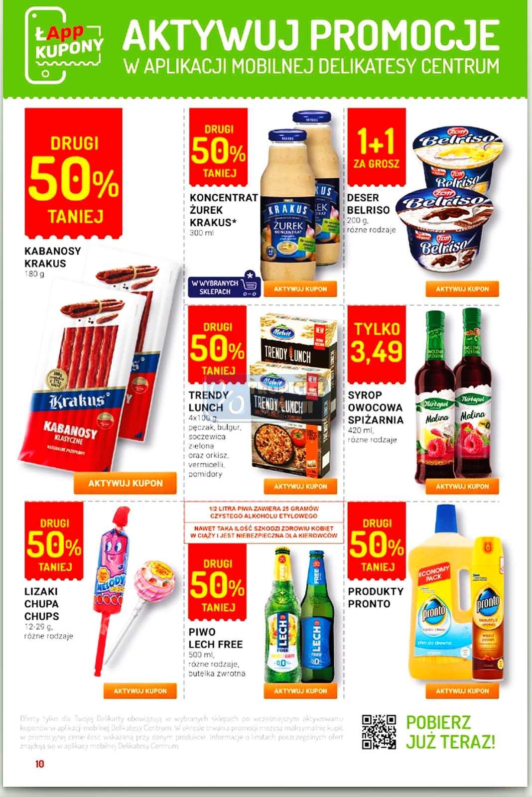 Gazetka promocyjna Delikatesy Centrum str. 10