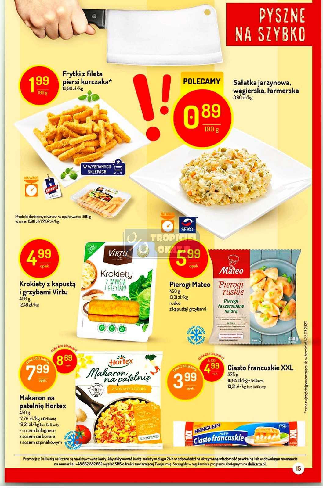 Gazetka promocyjna Delikatesy Centrum str. 15