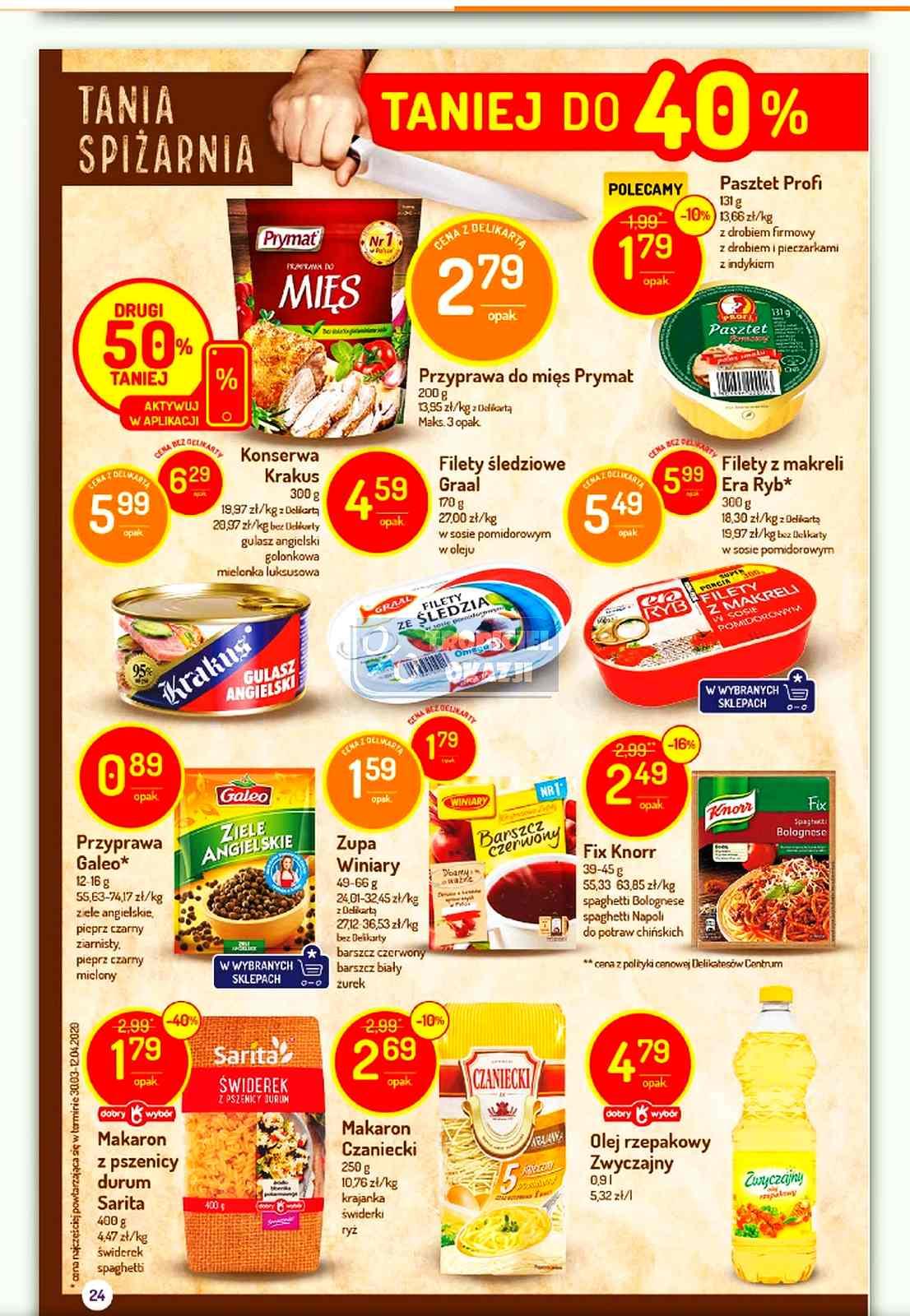 Gazetka promocyjna Delikatesy Centrum str. 24