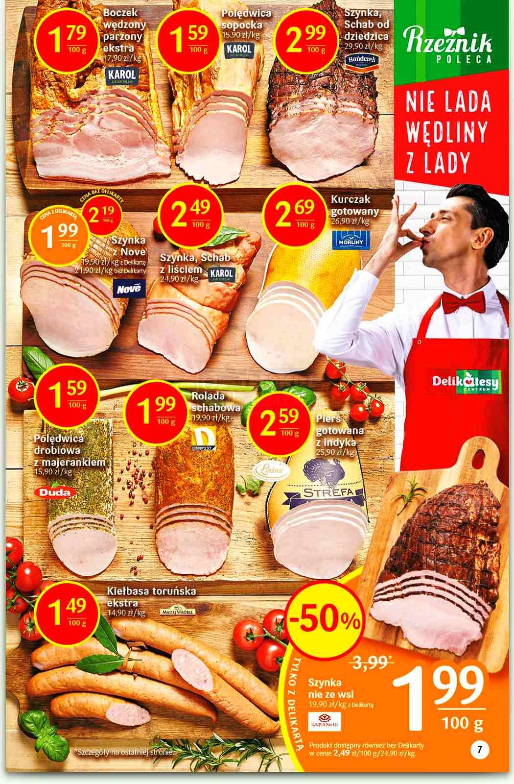 Gazetka promocyjna Delikatesy Centrum str. 7