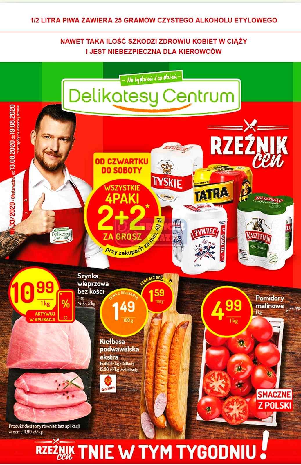 Gazetka promocyjna Delikatesy Centrum str. 1