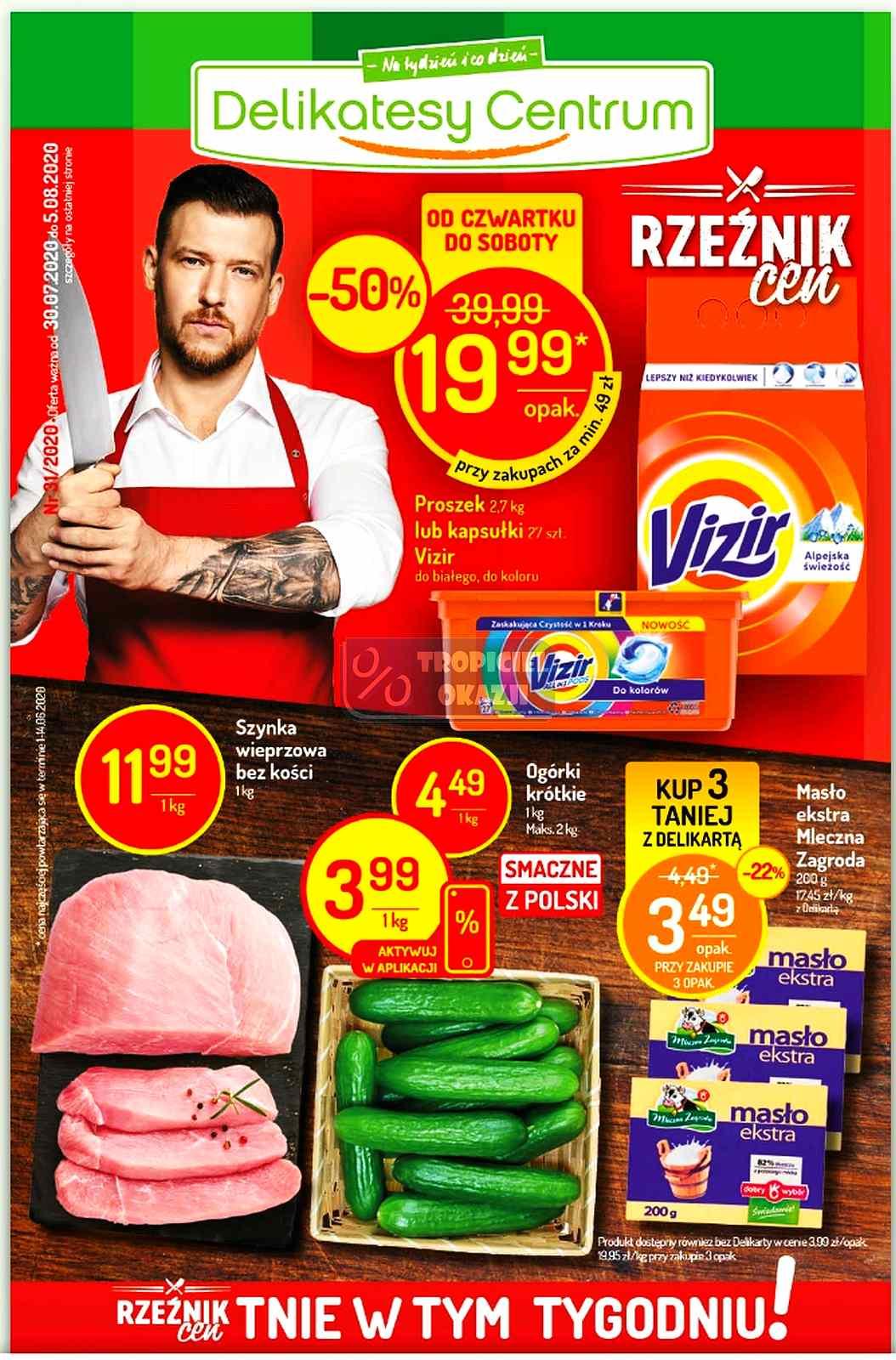 Gazetka promocyjna Delikatesy Centrum str. 1