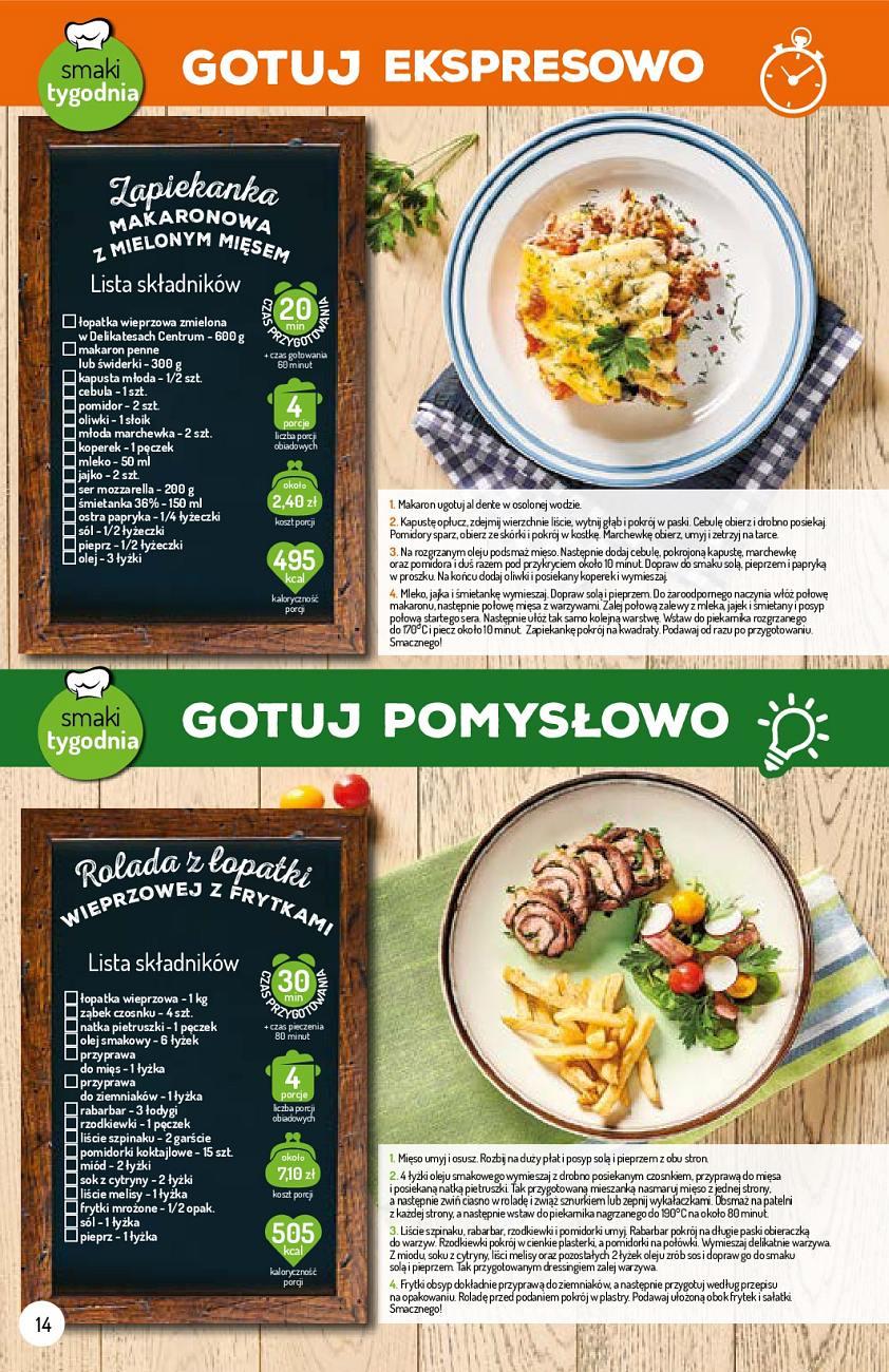 Gazetka promocyjna Delikatesy Centrum str. 14