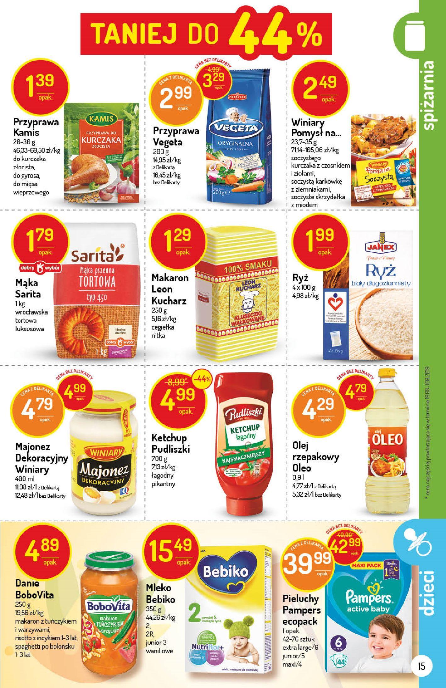 Gazetka promocyjna Delikatesy Centrum str. 15