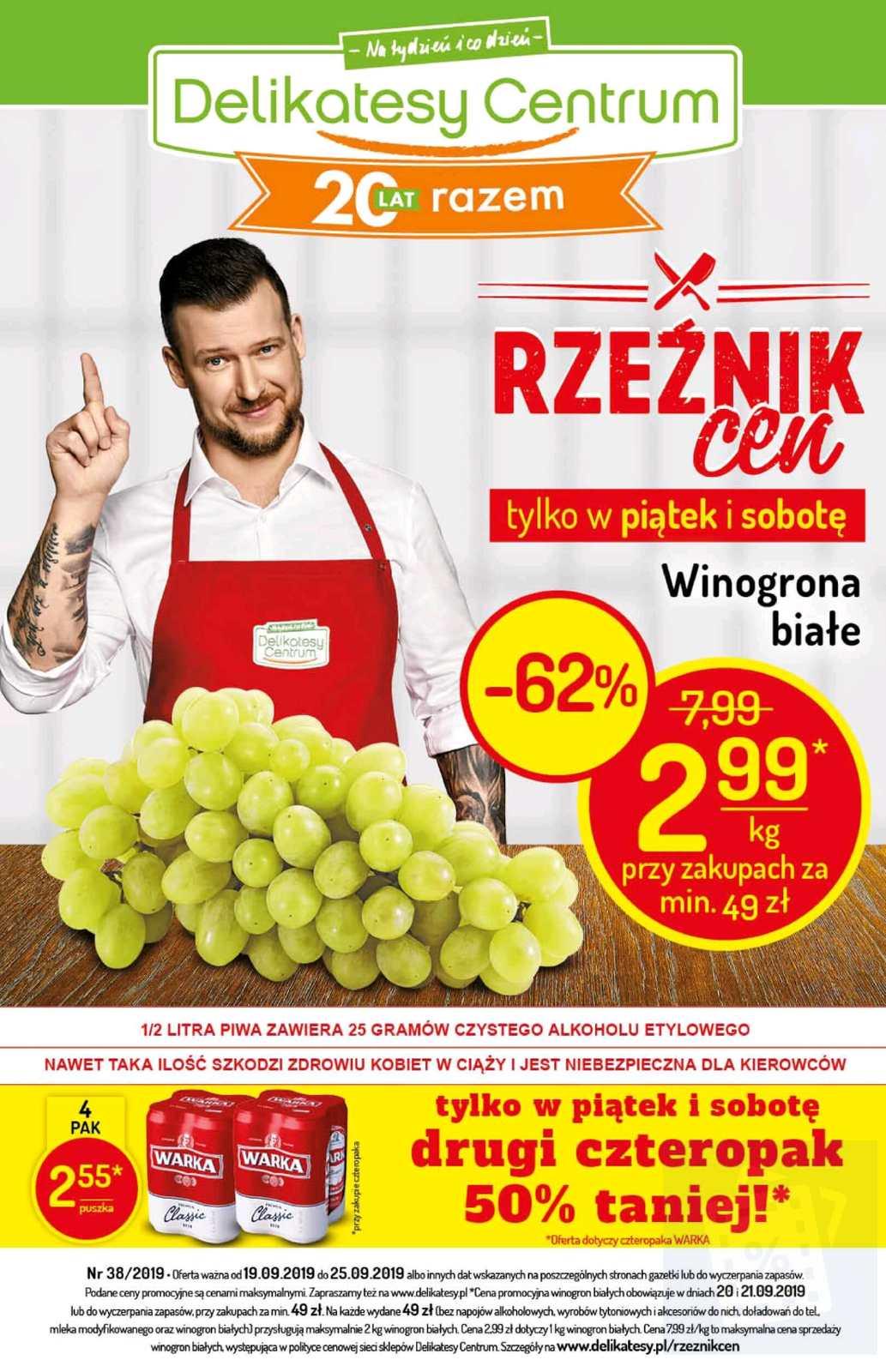 Gazetka promocyjna Delikatesy Centrum str. 1