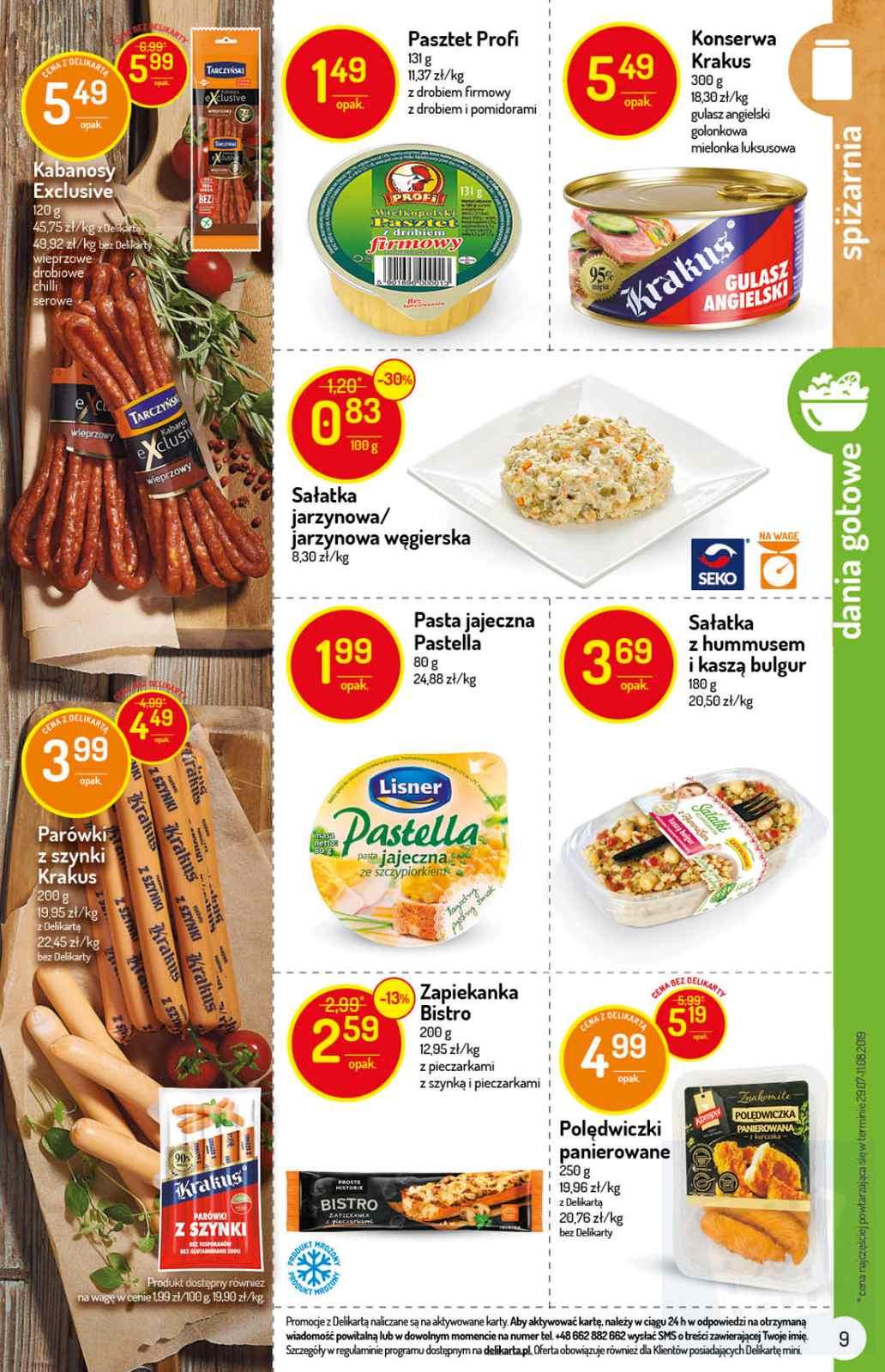 Gazetka promocyjna Delikatesy Centrum str. 9