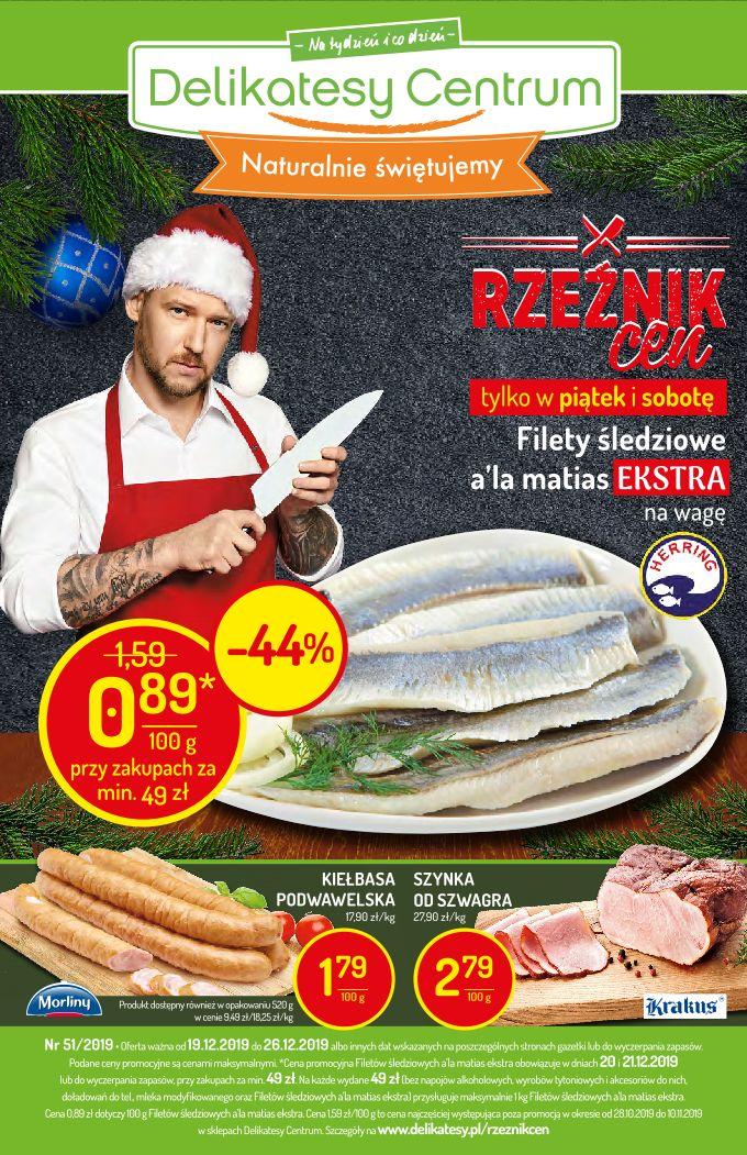 Gazetka promocyjna Delikatesy Centrum str. 1