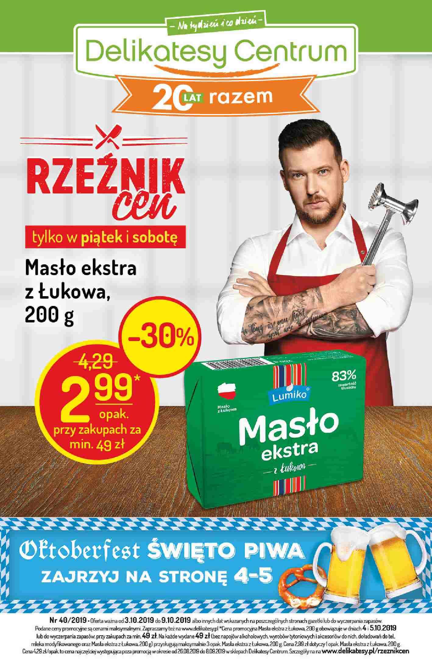 Gazetka promocyjna Delikatesy Centrum str. 1