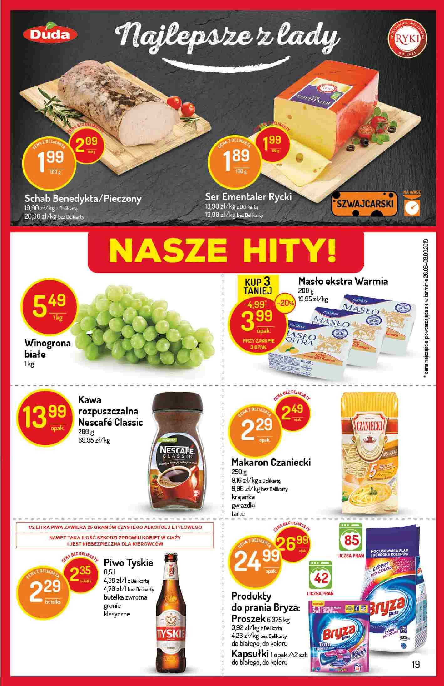 Gazetka promocyjna Delikatesy Centrum str. 19