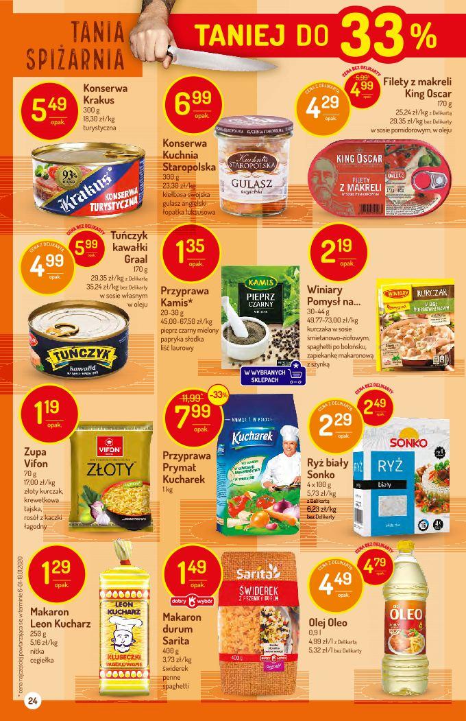 Gazetka promocyjna Delikatesy Centrum str. 24