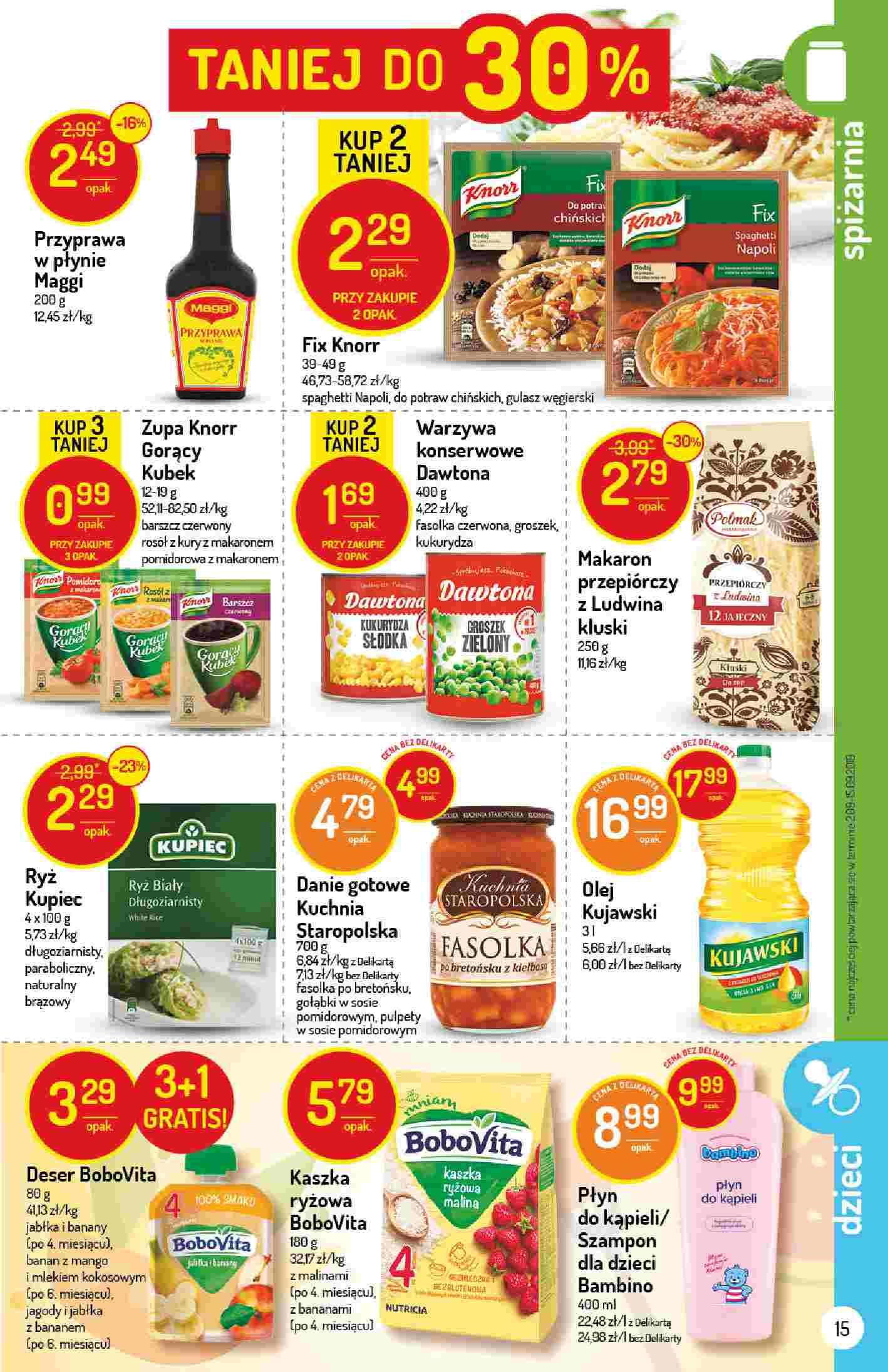 Gazetka promocyjna Delikatesy Centrum str. 15