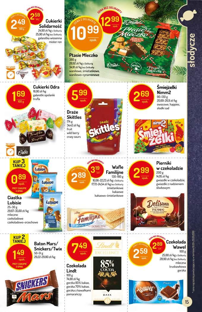 Gazetka promocyjna Delikatesy Centrum str. 15