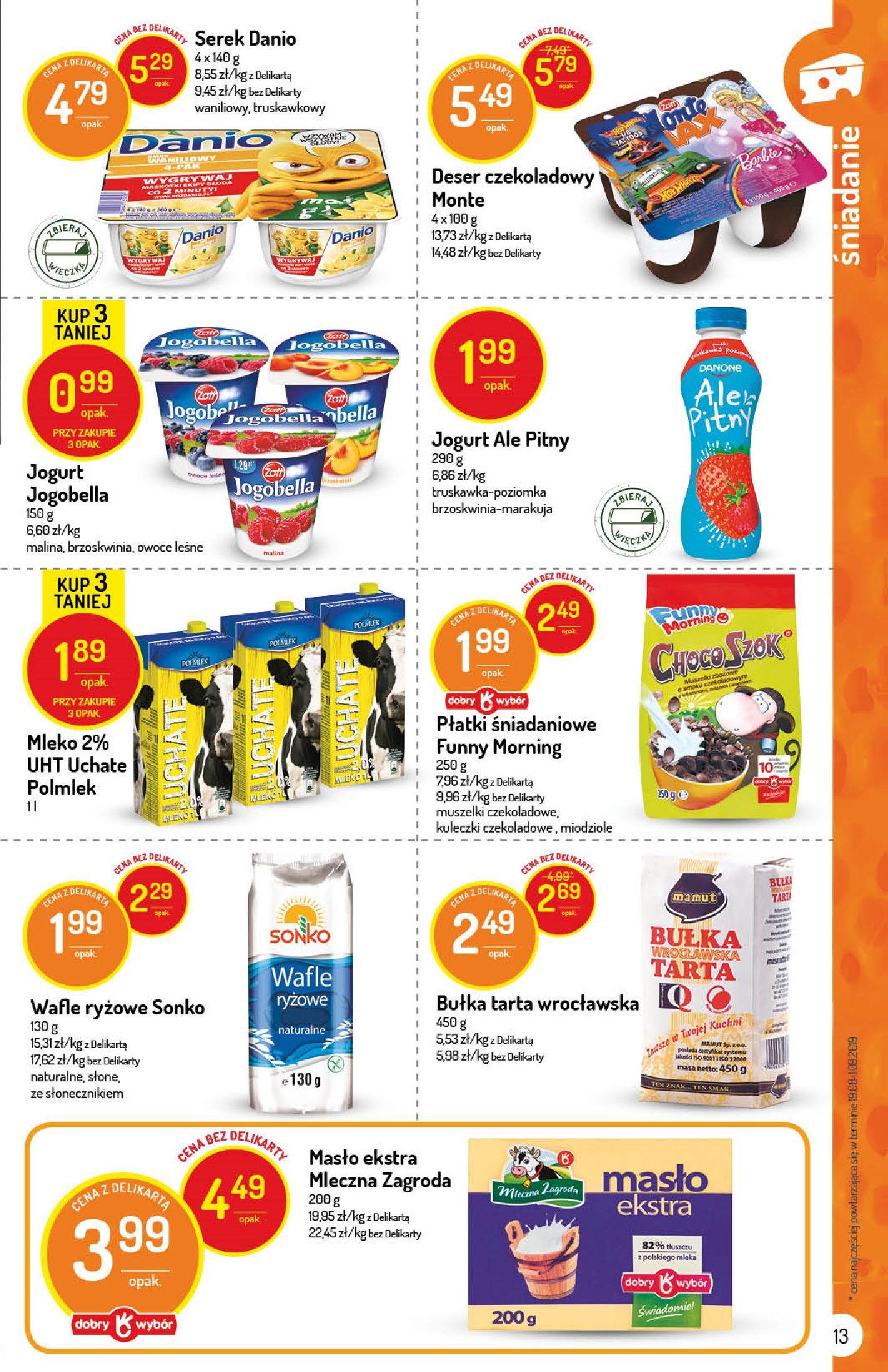 Gazetka promocyjna Delikatesy Centrum str. 13