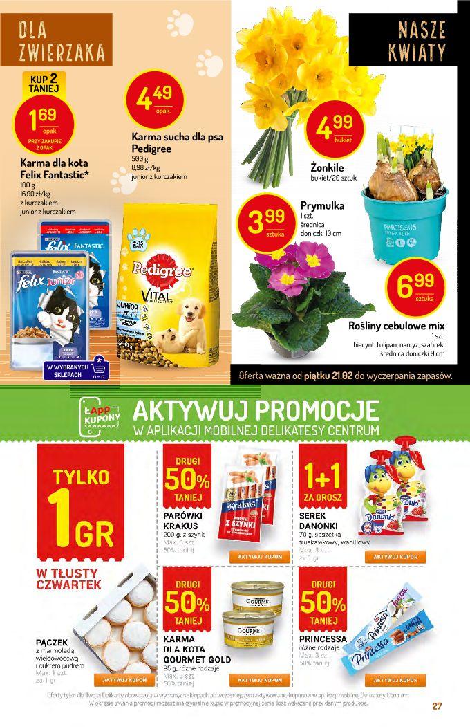 Gazetka promocyjna Delikatesy Centrum str. 27