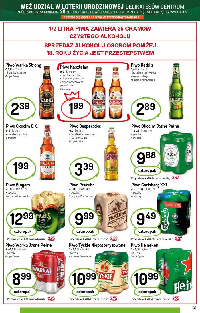 Gazetka promocyjna Delikatesy Centrum str. 13