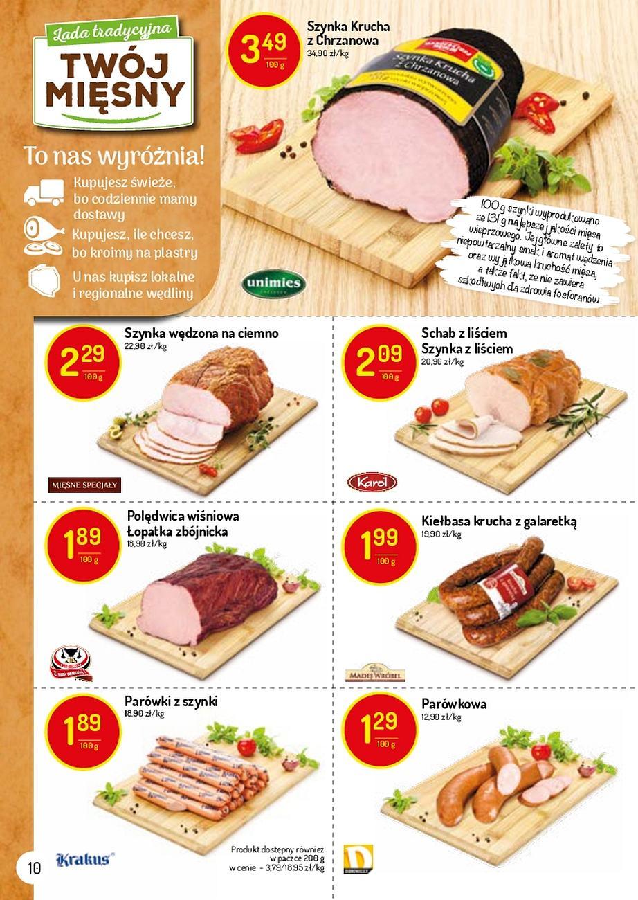 Gazetka promocyjna Delikatesy Centrum str. 10