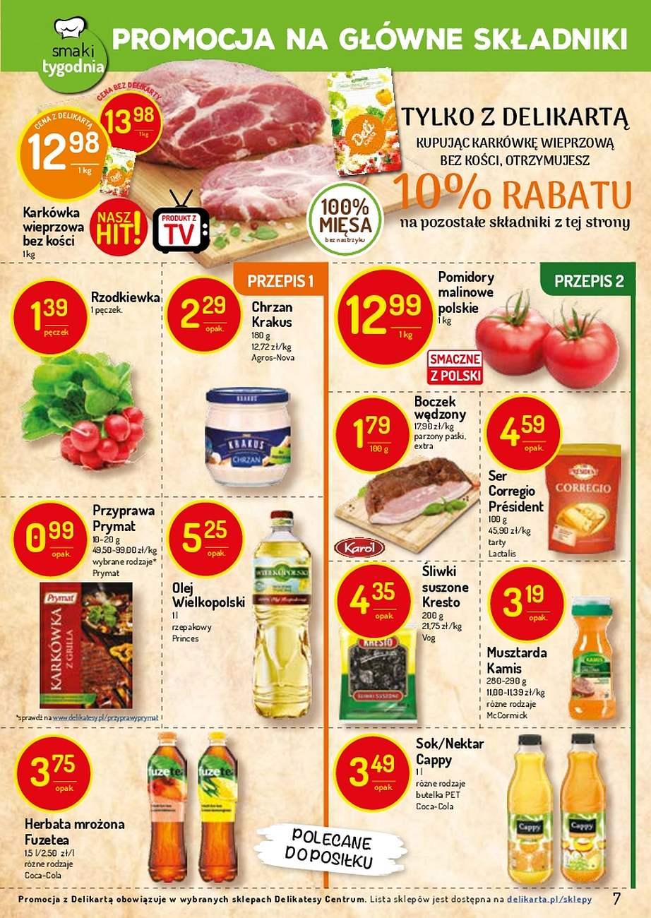 Gazetka promocyjna Delikatesy Centrum str. 7