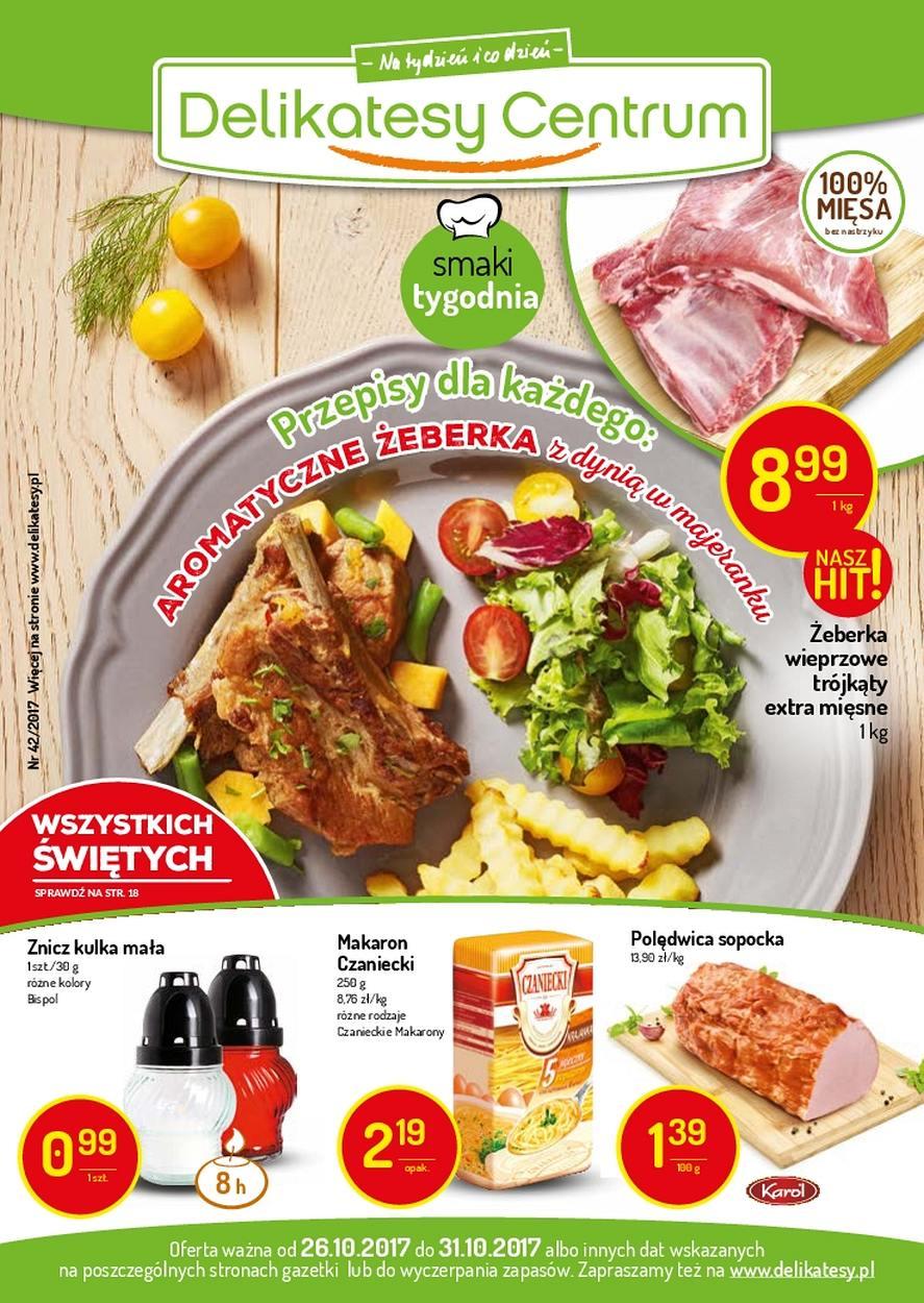 Gazetka promocyjna Delikatesy Centrum str. 1