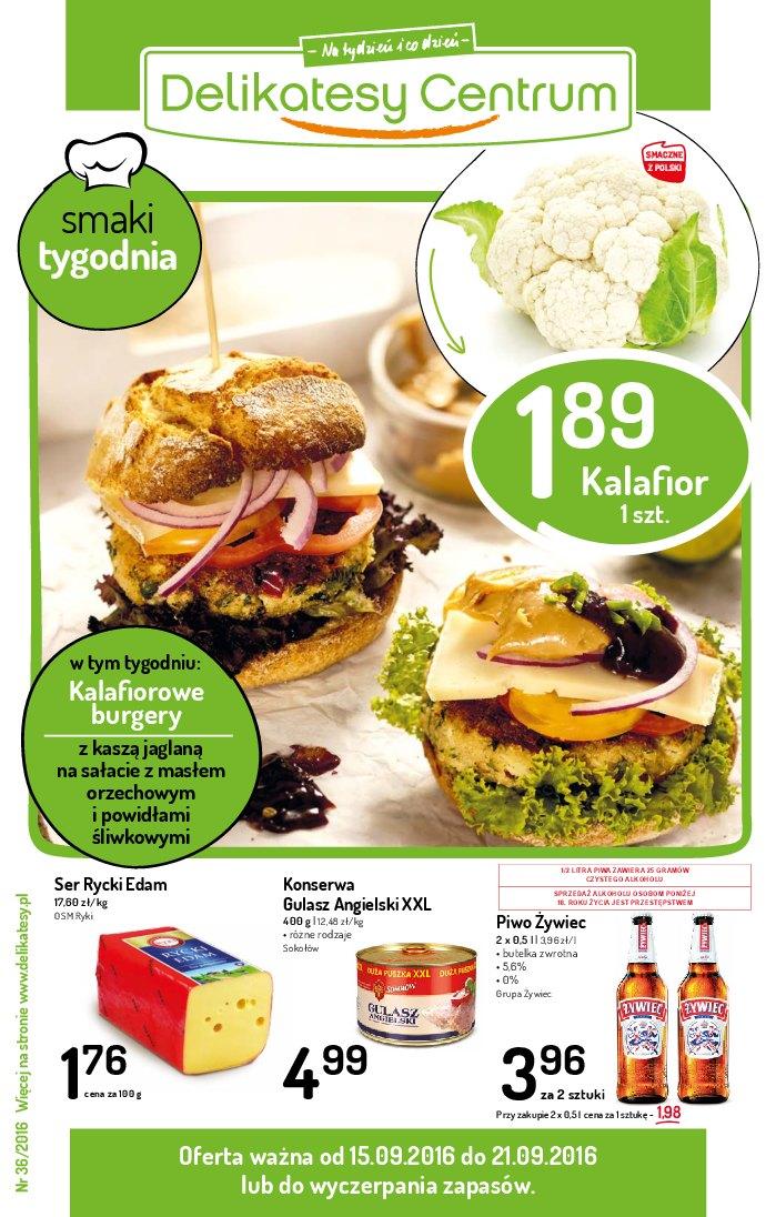 Gazetka promocyjna Delikatesy Centrum str. 1