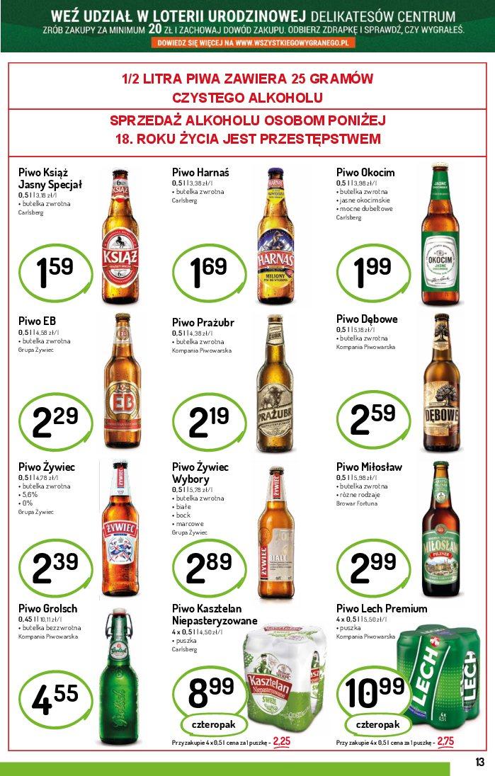 Gazetka promocyjna Delikatesy Centrum str. 13