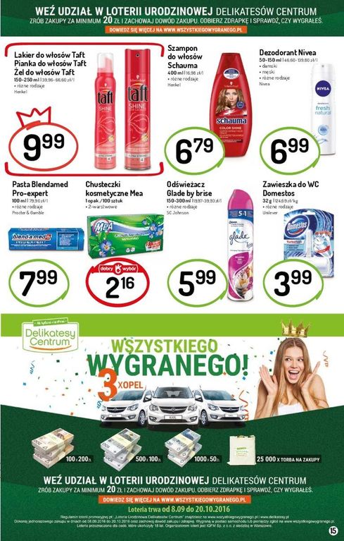 Gazetka promocyjna Delikatesy Centrum str. 15