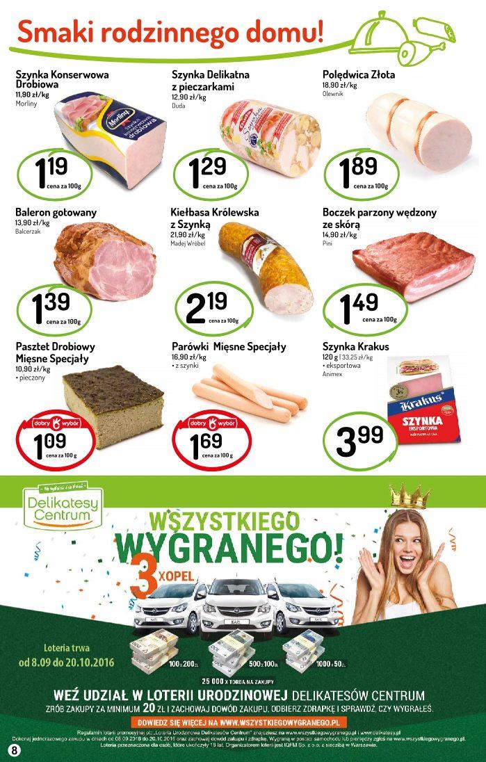 Gazetka promocyjna Delikatesy Centrum str. 8