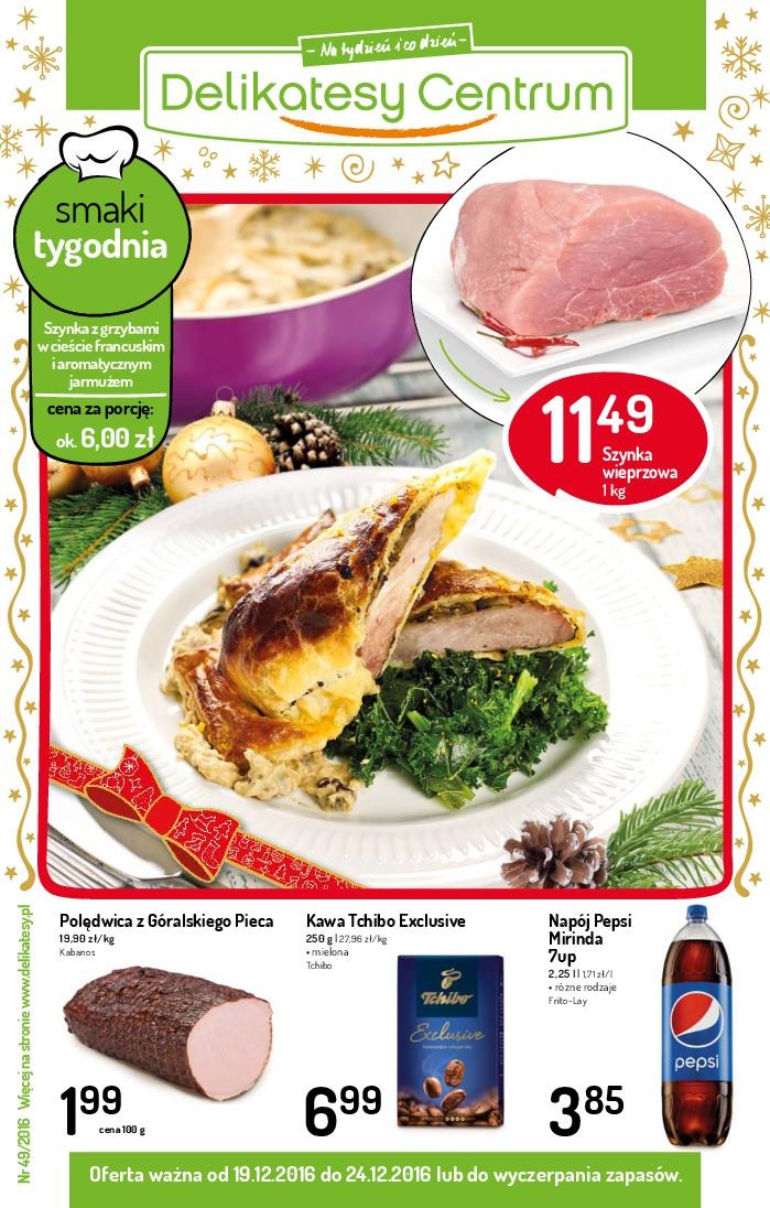 Gazetka promocyjna Delikatesy Centrum str. 1