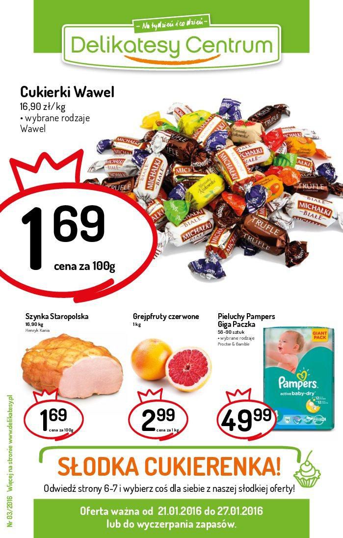 Gazetka promocyjna Delikatesy Centrum str. 1