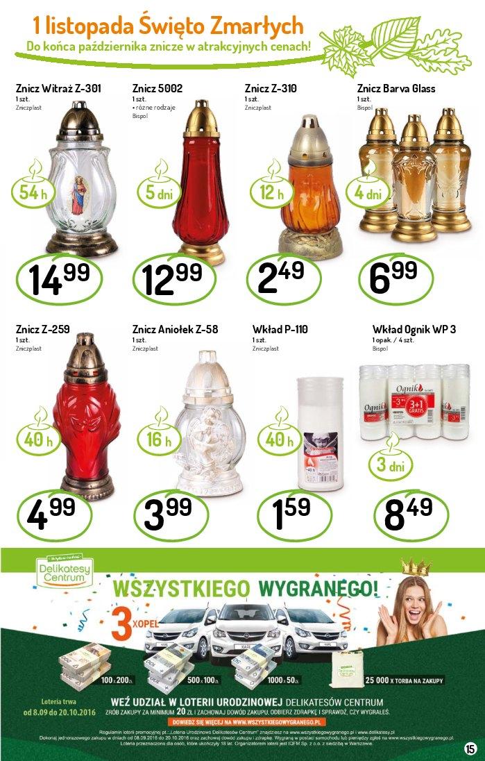 Gazetka promocyjna Delikatesy Centrum str. 15