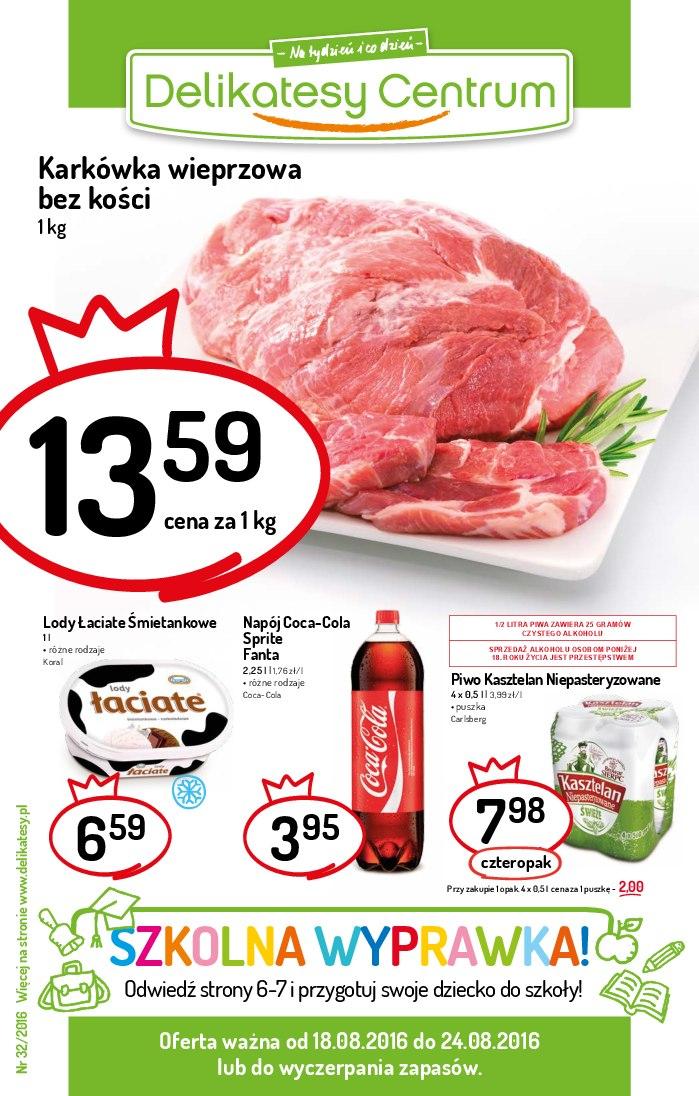 Gazetka promocyjna Delikatesy Centrum str. 1