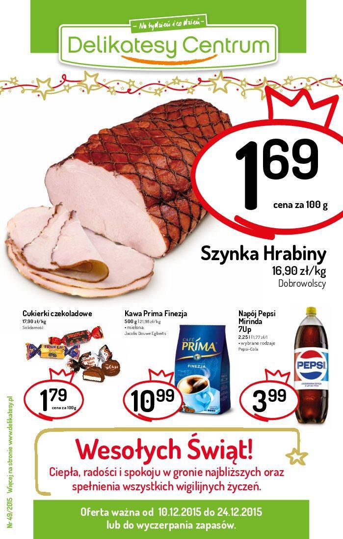 Gazetka promocyjna Delikatesy Centrum str. 1