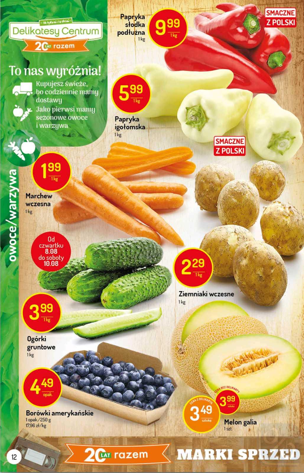 Gazetka promocyjna Delikatesy Centrum str. 12
