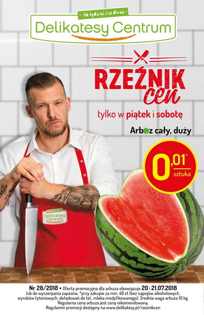 Gazetka promocyjna Delikatesy Centrum str. 1