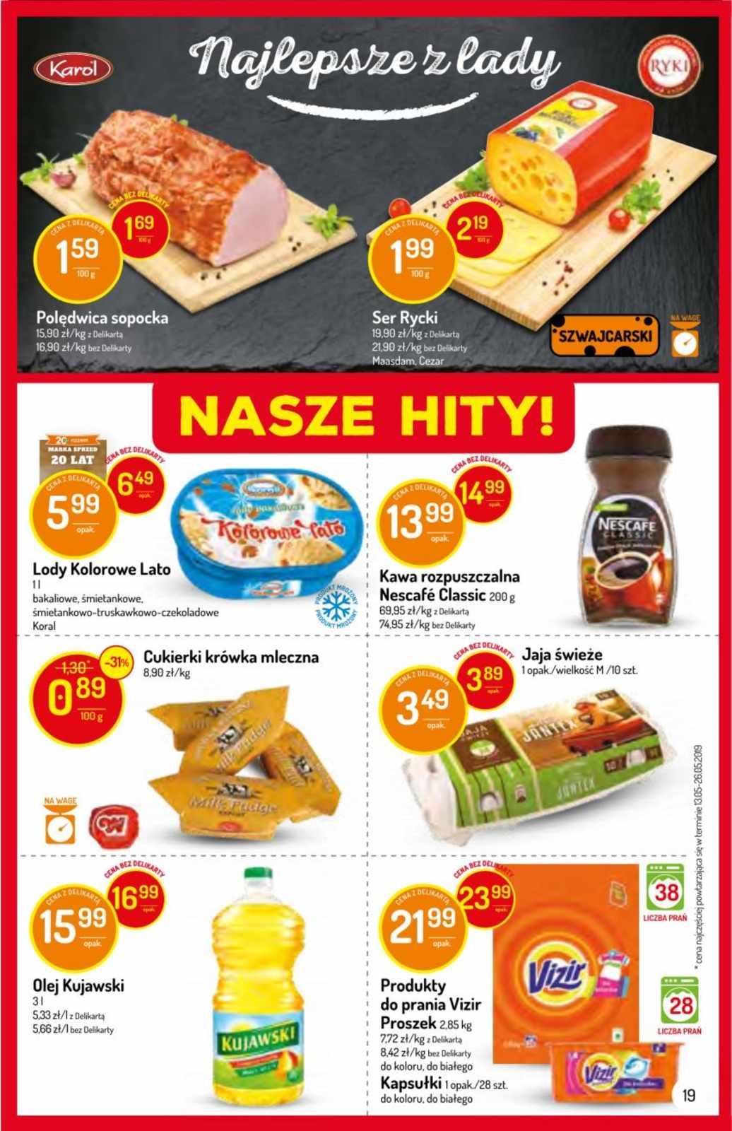 Gazetka promocyjna Delikatesy Centrum str. 19