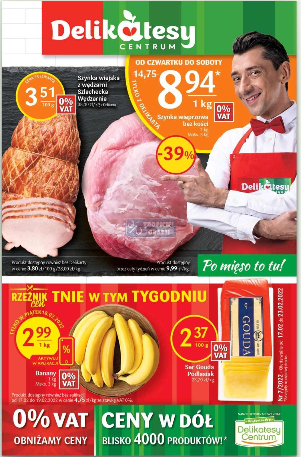 Gazetka promocyjna Delikatesy Centrum str. 1