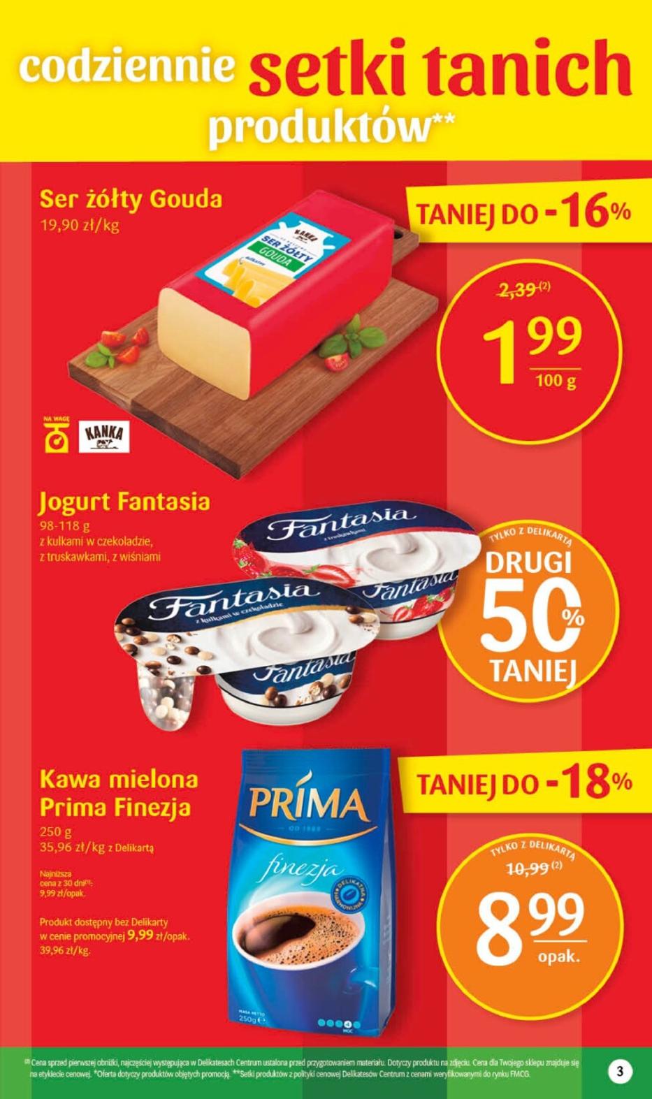 Gazetka promocyjna Delikatesy Centrum str. 3