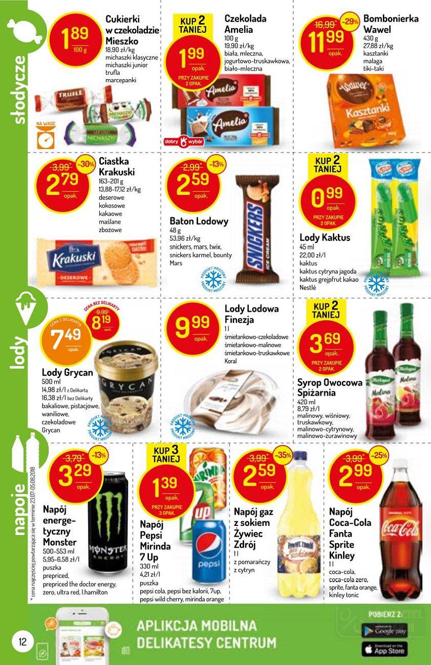 Gazetka promocyjna Delikatesy Centrum str. 12