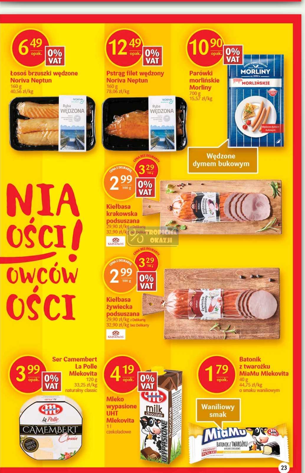 Gazetka promocyjna Delikatesy Centrum str. 23