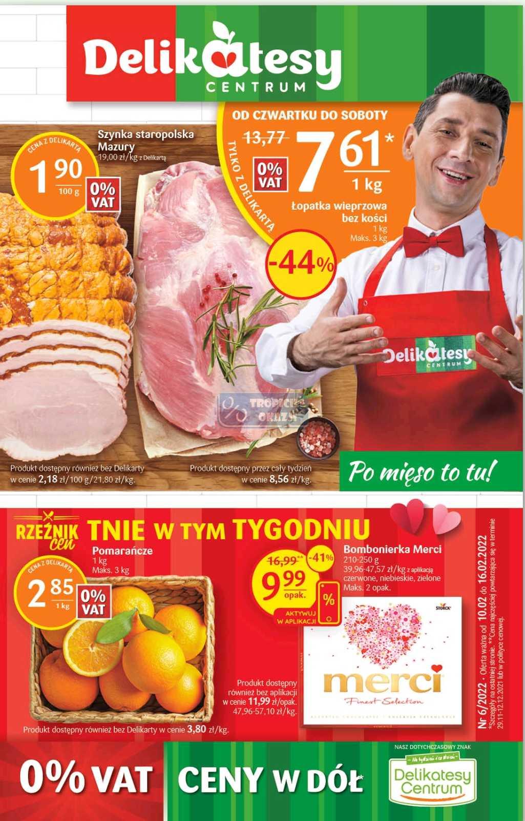 Gazetka promocyjna Delikatesy Centrum str. 1