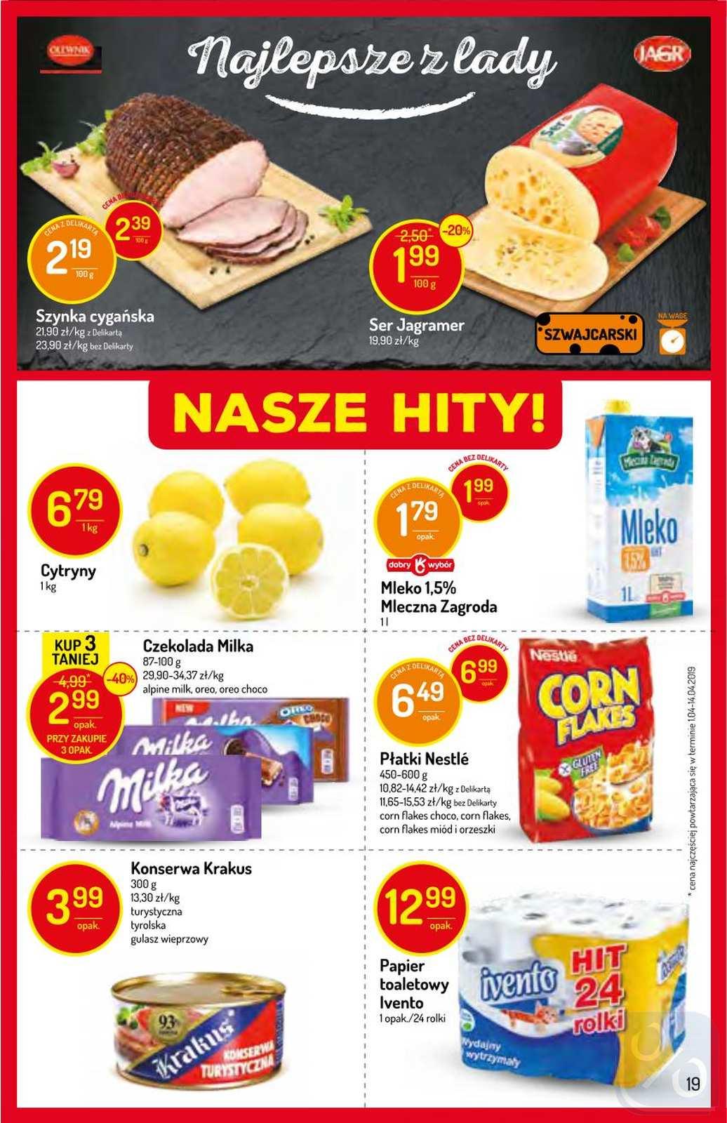 Gazetka promocyjna Delikatesy Centrum str. 19