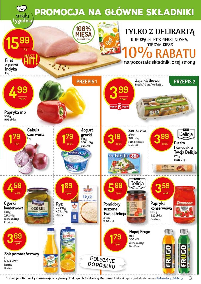 Gazetka promocyjna Delikatesy Centrum str. 3