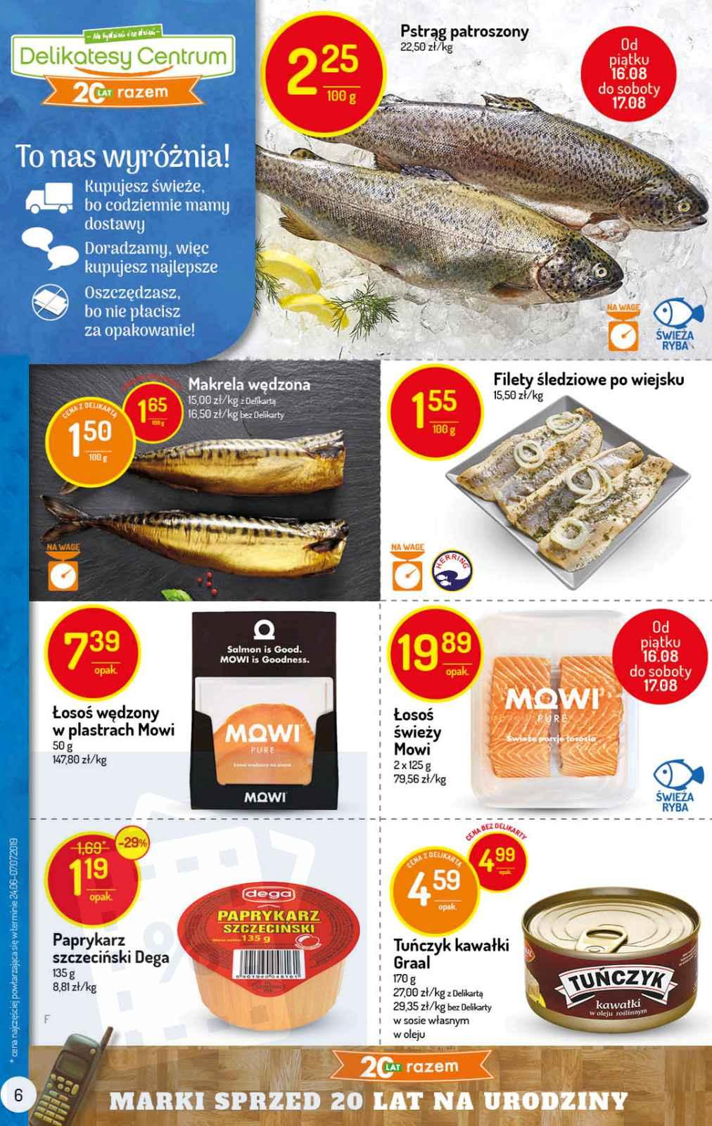 Gazetka promocyjna Delikatesy Centrum str. 6