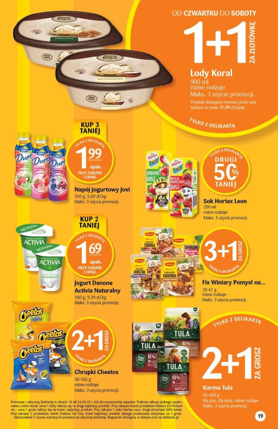 Gazetka promocyjna Delikatesy Centrum str. 19