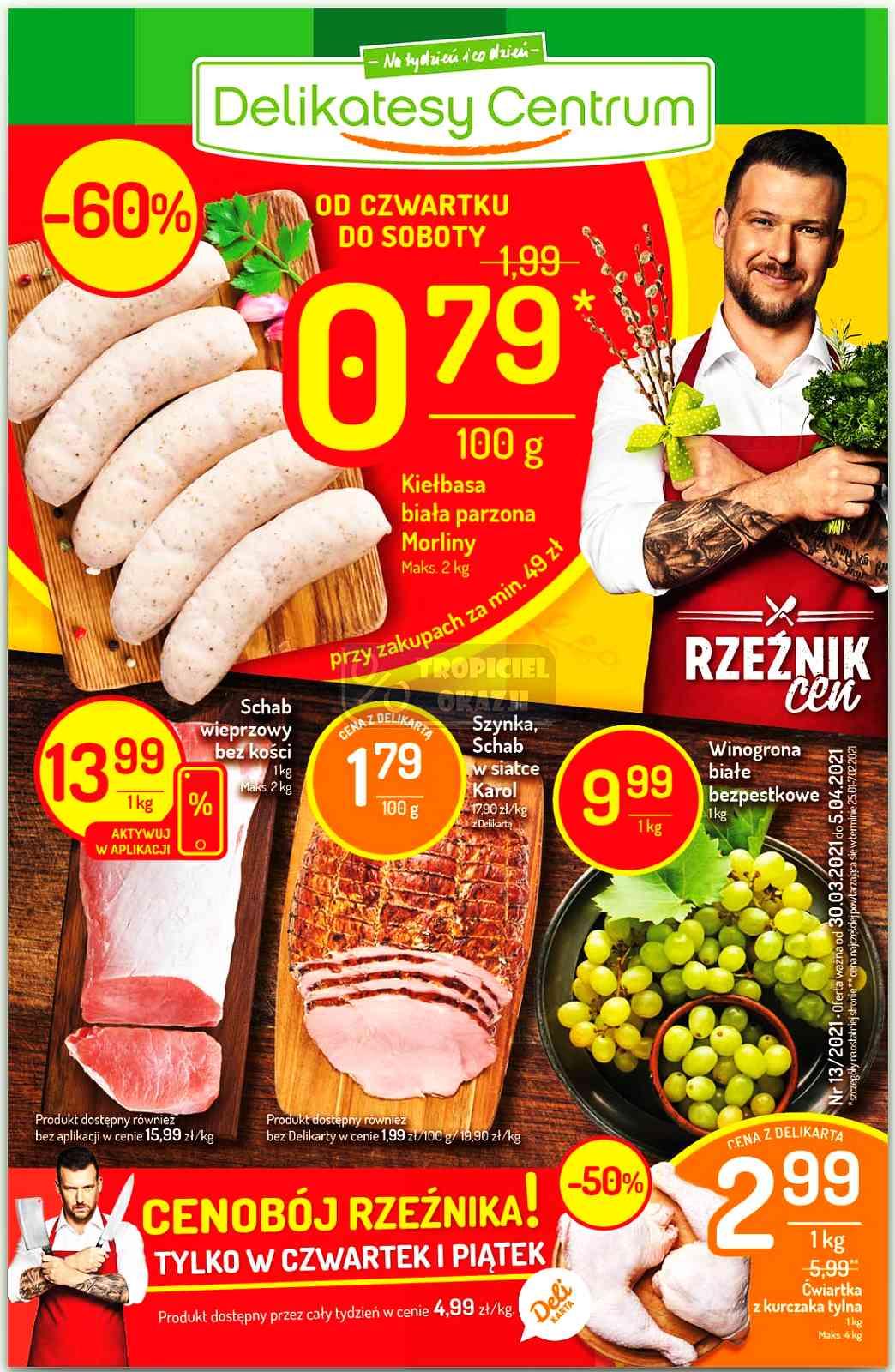 Gazetka promocyjna Delikatesy Centrum str. 1