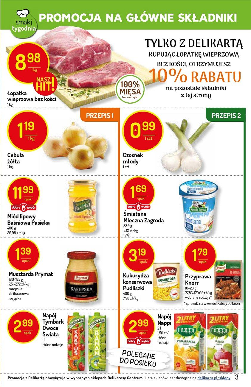 Gazetka promocyjna Delikatesy Centrum str. 3