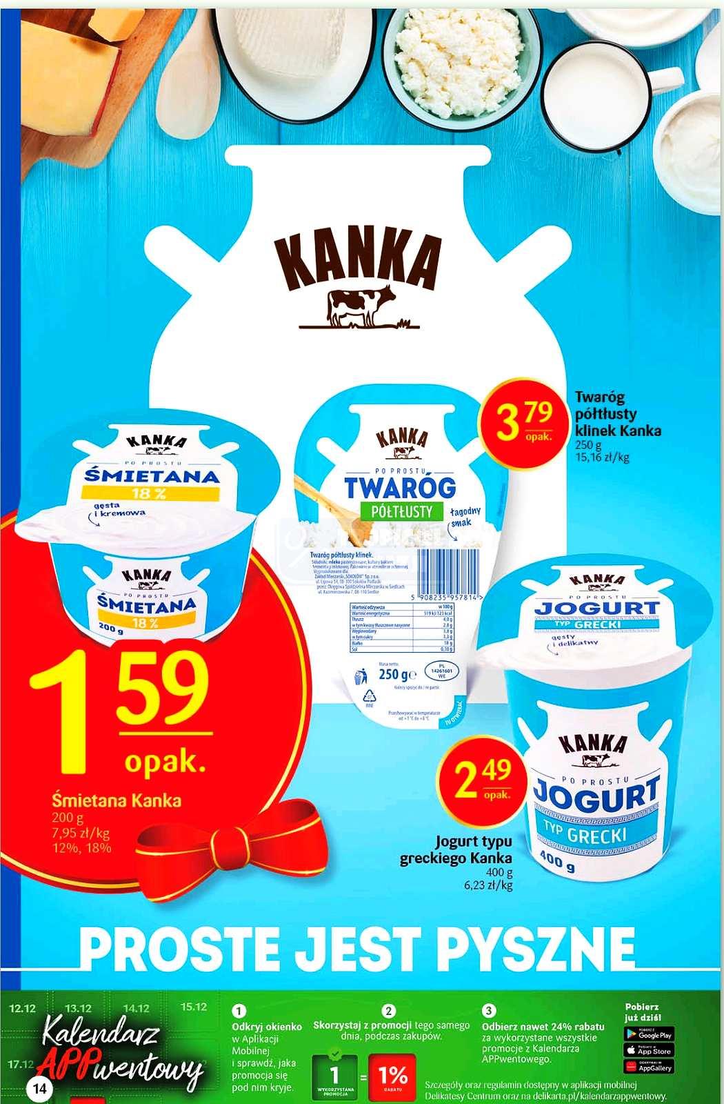 Gazetka promocyjna Delikatesy Centrum str. 14